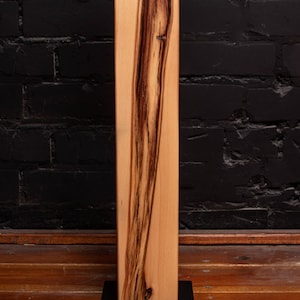 Rustic Charm: Handcrafted Wooden Floor Standing Lamp for Cozy Ambiance image 3
