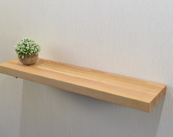 Handmade wooden shelf. Ash shelf. Solid ash shelf. Handmade ash shelf
