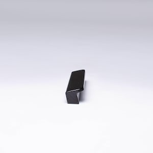 Black Wooden Cabinet Handles  - Rounded handles. model 10