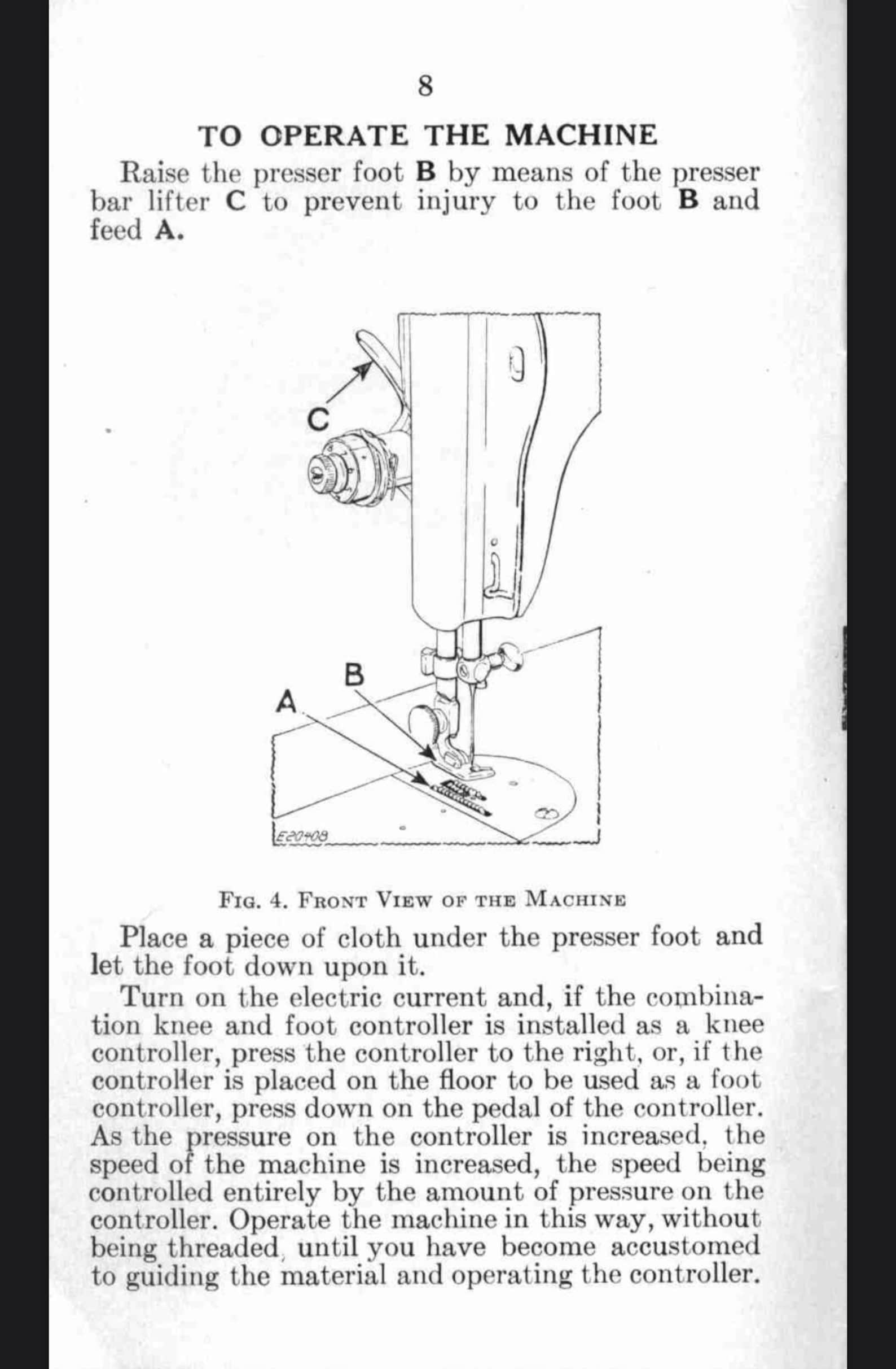 Digital Instructions Manual for Singer 15 91 Sewing Machine Etsy