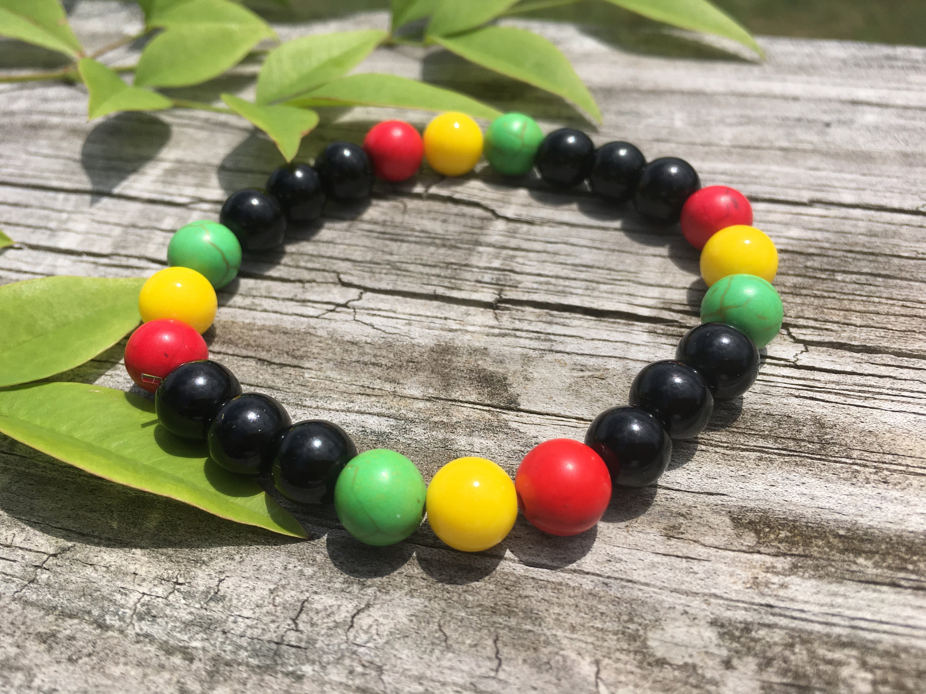 Red black green bracelets Clearance