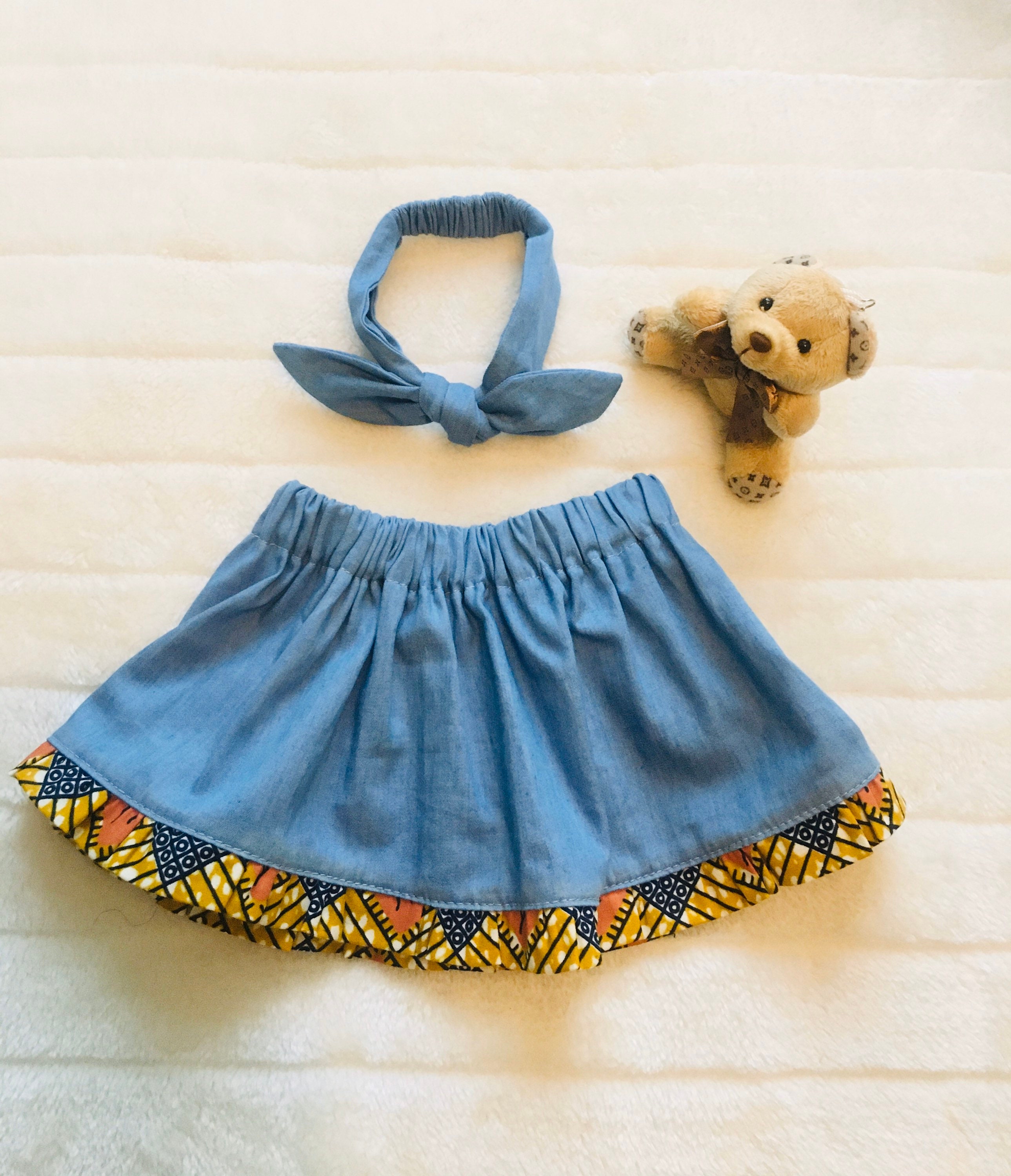 Baby Denim Skirt Etsy UK