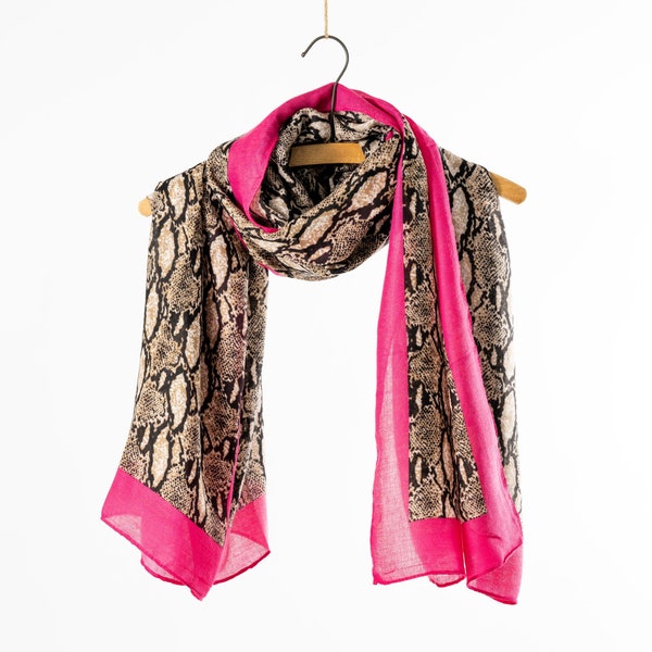 Snakeskin Scarf Etsy