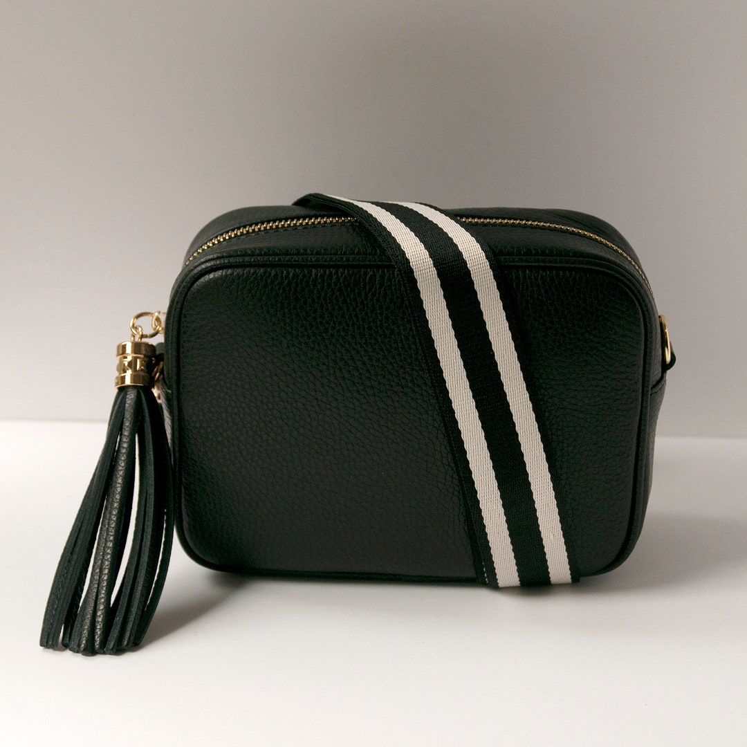 Monochrome Stripe Handbag Strap Replacement Bag Strap Black - Etsy UK