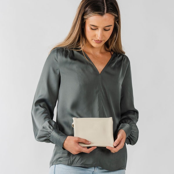 Cream Clutch Bag Etsy UK