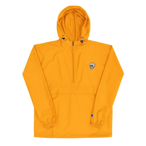gloyalty pullover jacket orange