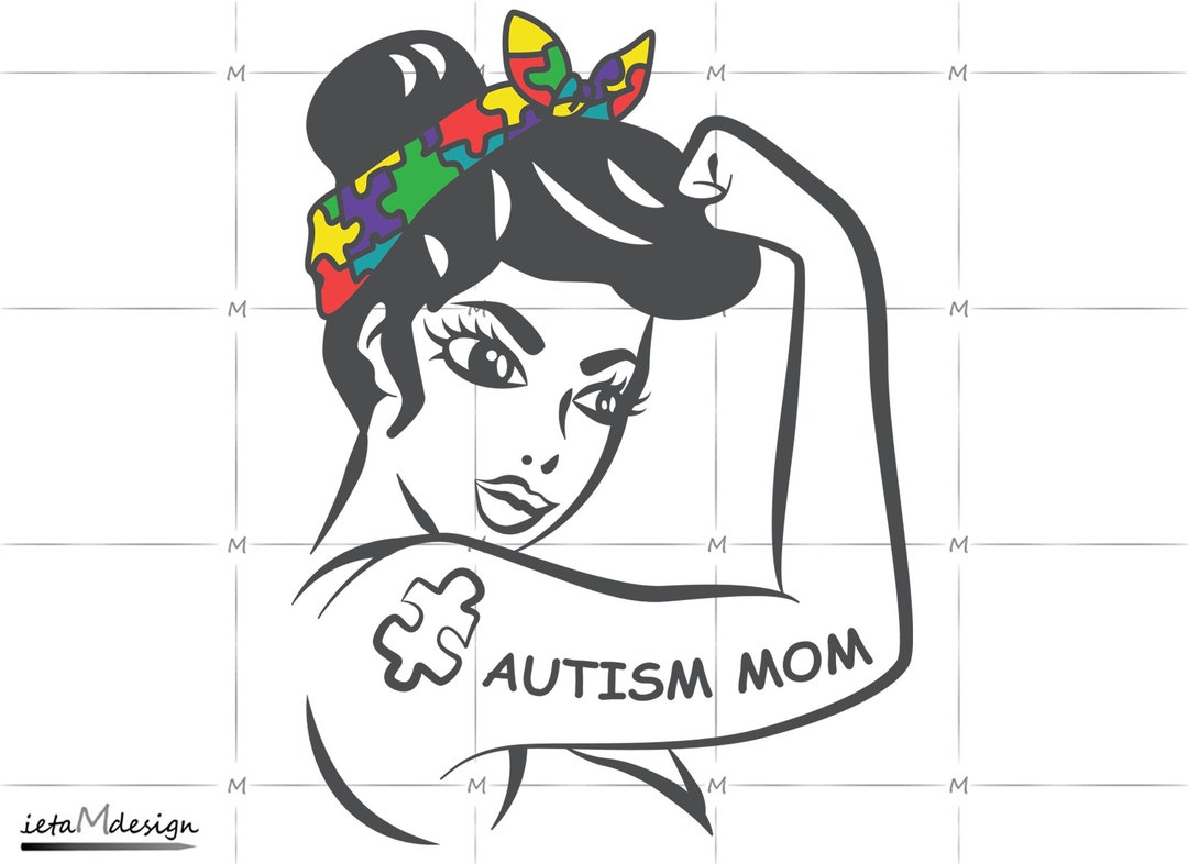 Autism Mom Digital File, Autism Mom Svg, Unbreakable Svg, Autism