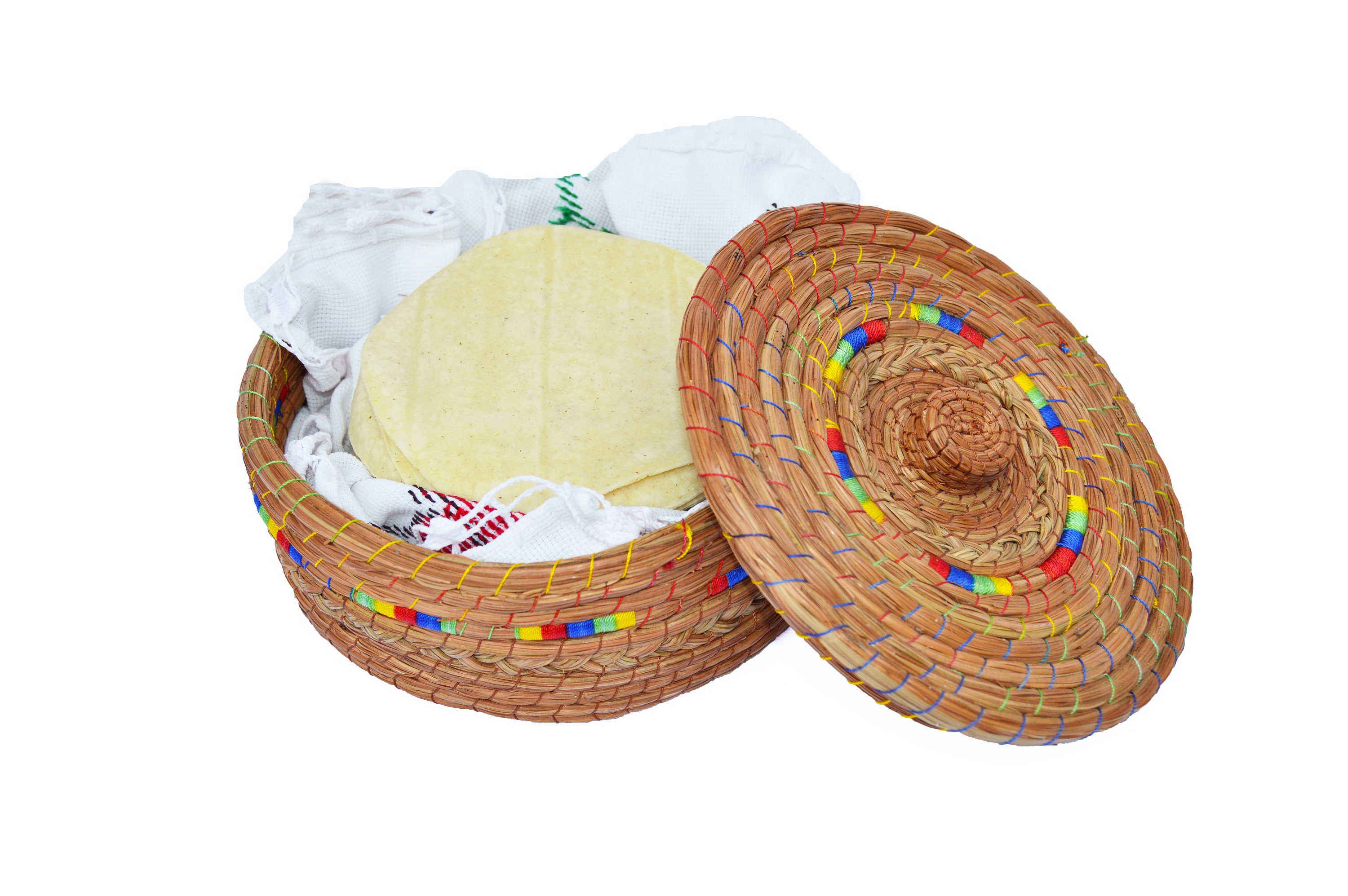 Tortilla Container Multicolor Ocoxal Etsy
