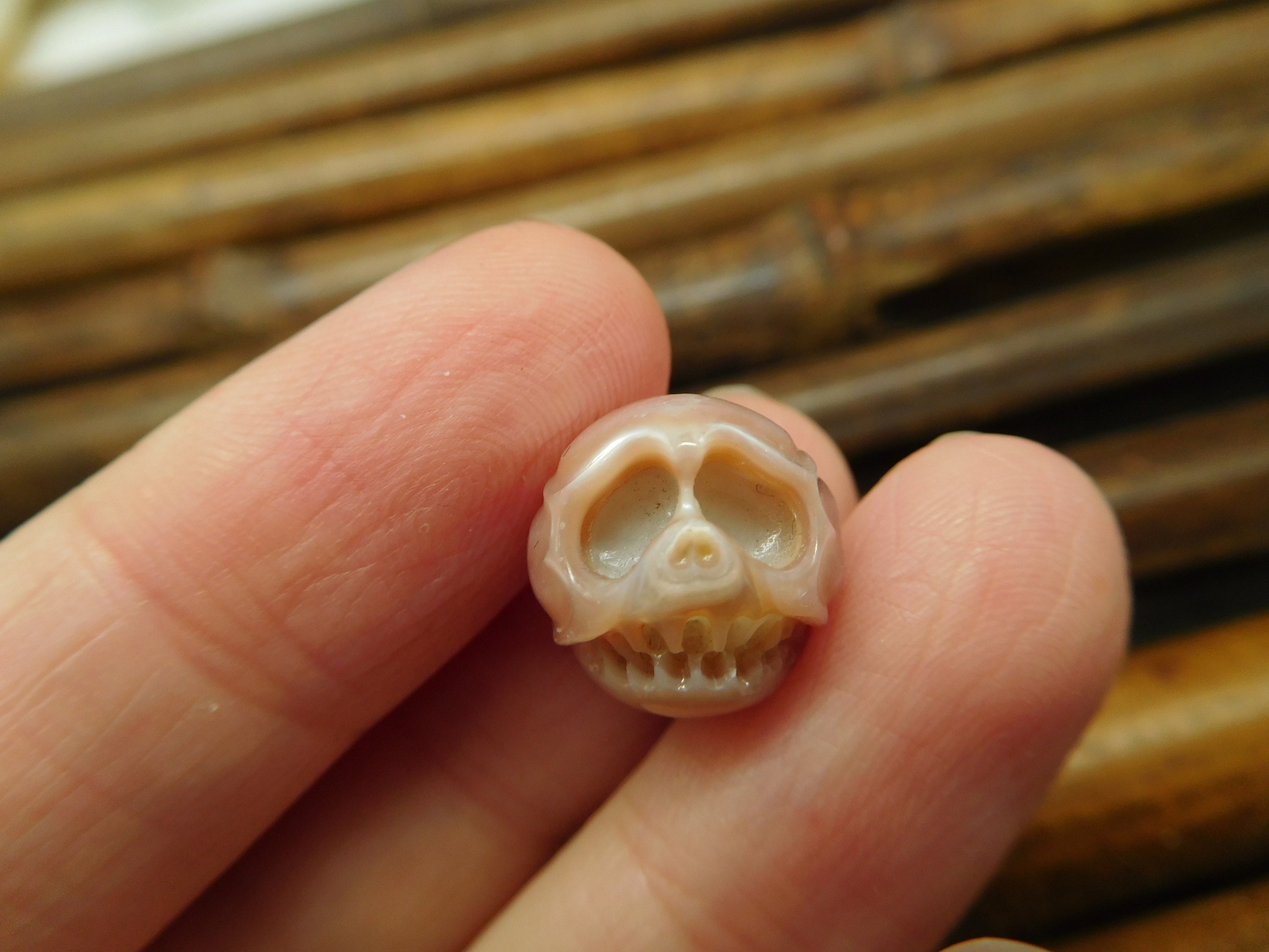 Handmade Skull Bead for Jewelry Making. Jewelry Making Etsy