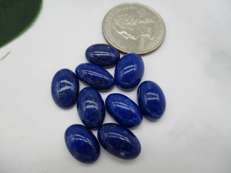Natural Lapis Lazuli Smooth Cab A0053 Natural Cabochon Lapis Lazuli Lot Ring Cabochon Jewelry Supplies Blue Gemstone