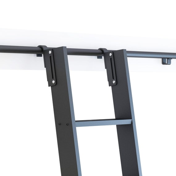 Contemporary Telescopic Vertically Stored Black Aluminum Alloy