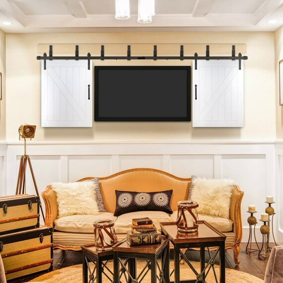 5 10ft Classical Vintage Modern Furniture Double Wood Sliding Etsy