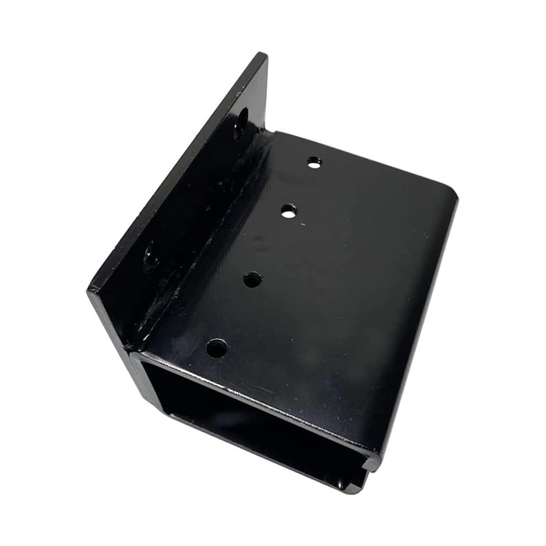 Black Steel Heavy Duty Box Track Ceiling Mount Sliding Barn Etsy