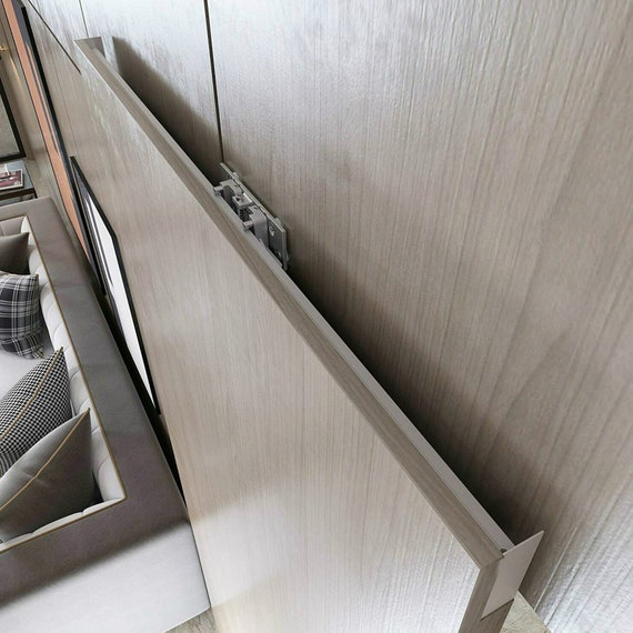 Wall Mounted Aluminium Alloy Concealed Sliding System Wall Mounted Aluminium Alloy Concealed, Japanese Sliding Door Hardware