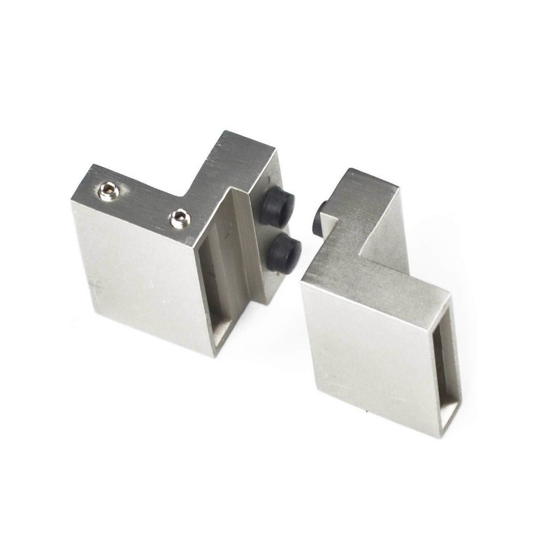 58FT Brushed nickel steel bypass barn door hardware one piece Etsy