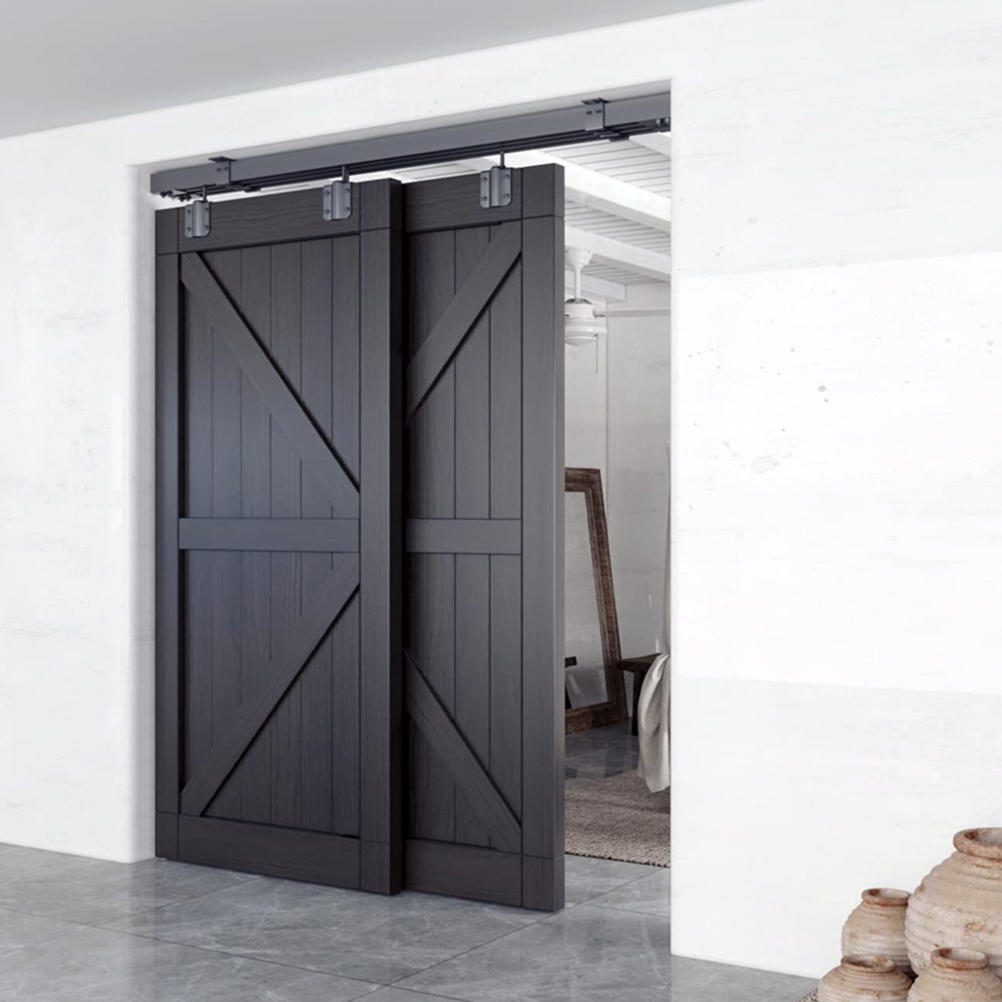 Arrrow Brace Barn Door — Laelee Designs