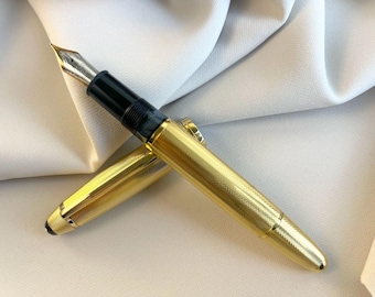 Montblanc Legrand Solitaire cebada - relleno de oro - excelente