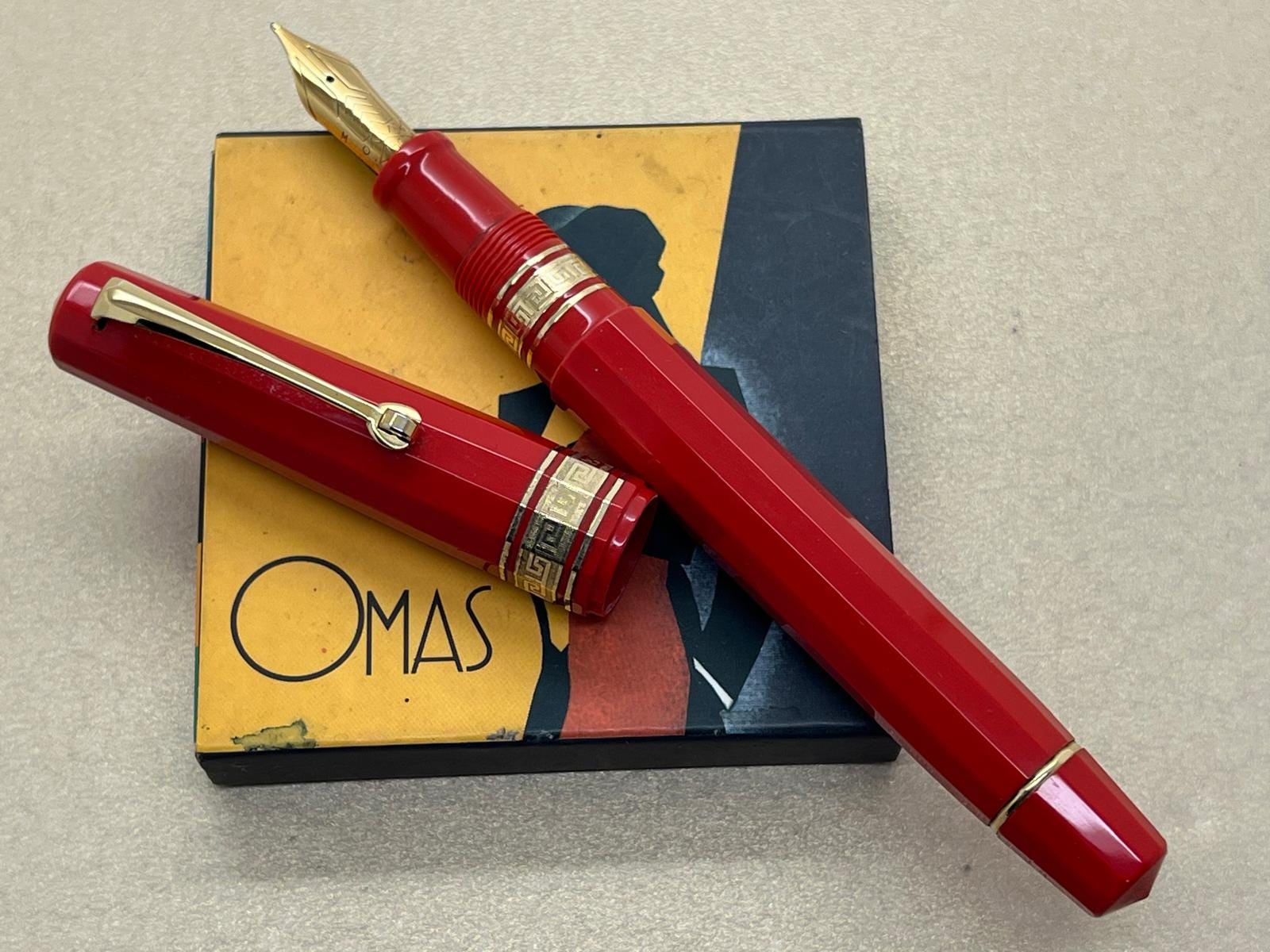 Omas Milord Res Resin - 14 Ct Nib - Fountain Pen - Excellent - Etsy
