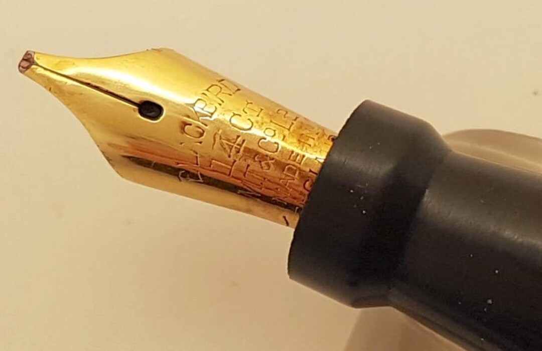 Vtg Blackbird by Mabie Todd Fountain Super B Nib Singapore