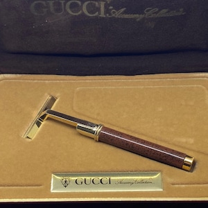 Gucci razor - rare collectible item - unused with box - 1980s -100% original