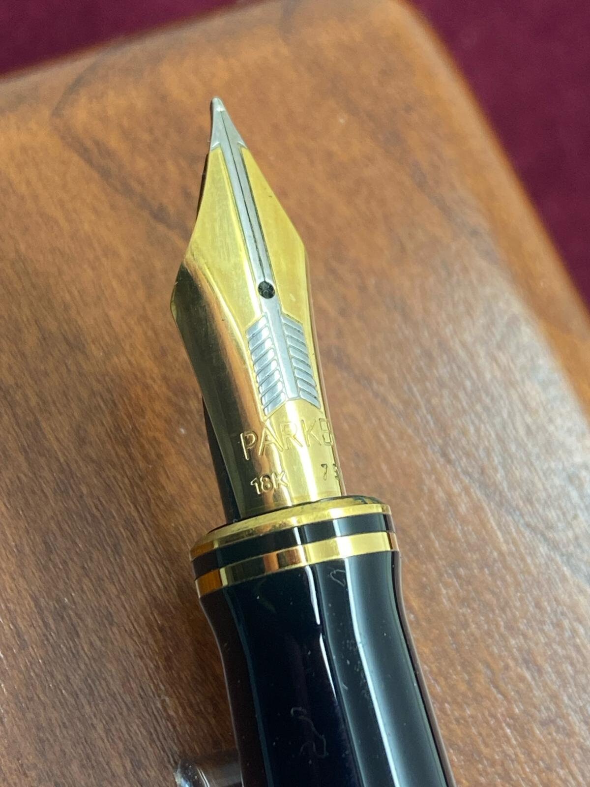 Parker Duofold Centennial - Modern Big Red Fountain Pen With