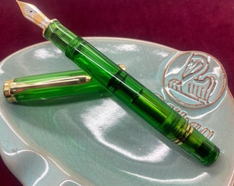 Démonstrateur Pelikan m800 vert - édition spéciale 1992 - stylo plume rare