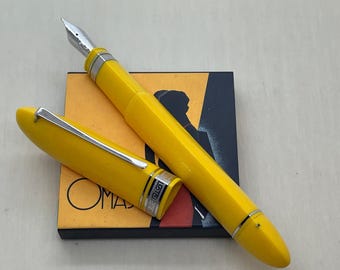 Omas 556/S With Rolled Gold Cap - Flexible Nib - Fountain Pen - Etsy