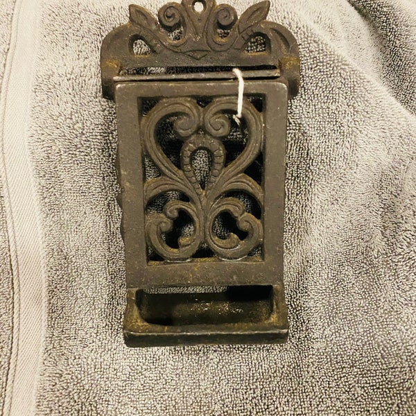 Iron Match Holder Etsy