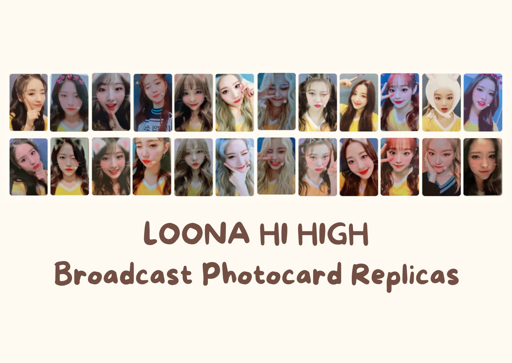 Loona Custom Album Editable Template Printable Canva Orbit Set 