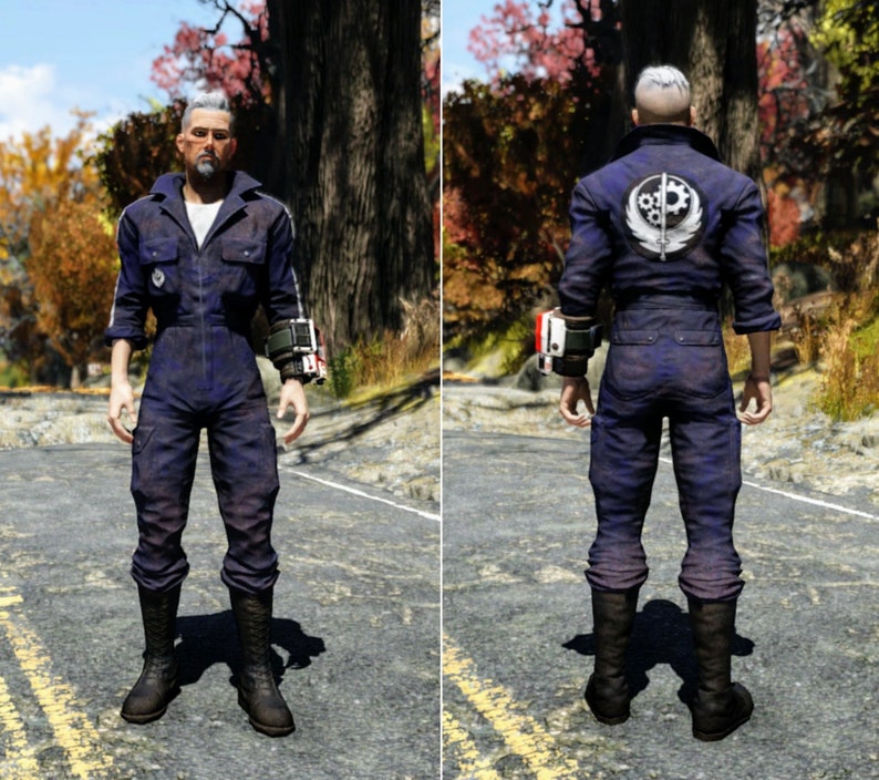 Fallout 76 PS4/5 All Rare Outfits in FO76 BOS Forest Camo Etsy