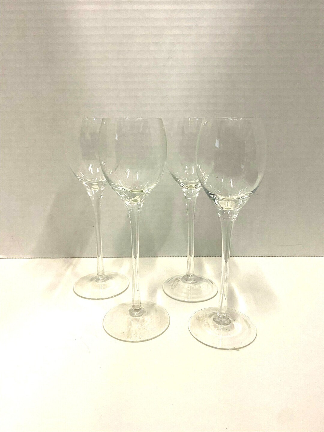 Set of 4 Aperitif Glasses Tall Stemmed Clear Glass 7 Tall Etsy