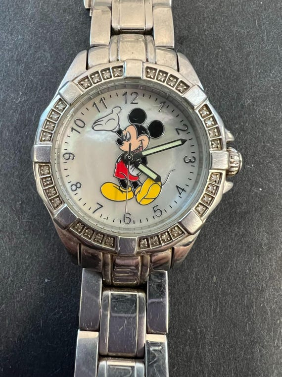 Disney Affinity Mickey Mouse Watch Stainless Stee… - image 1