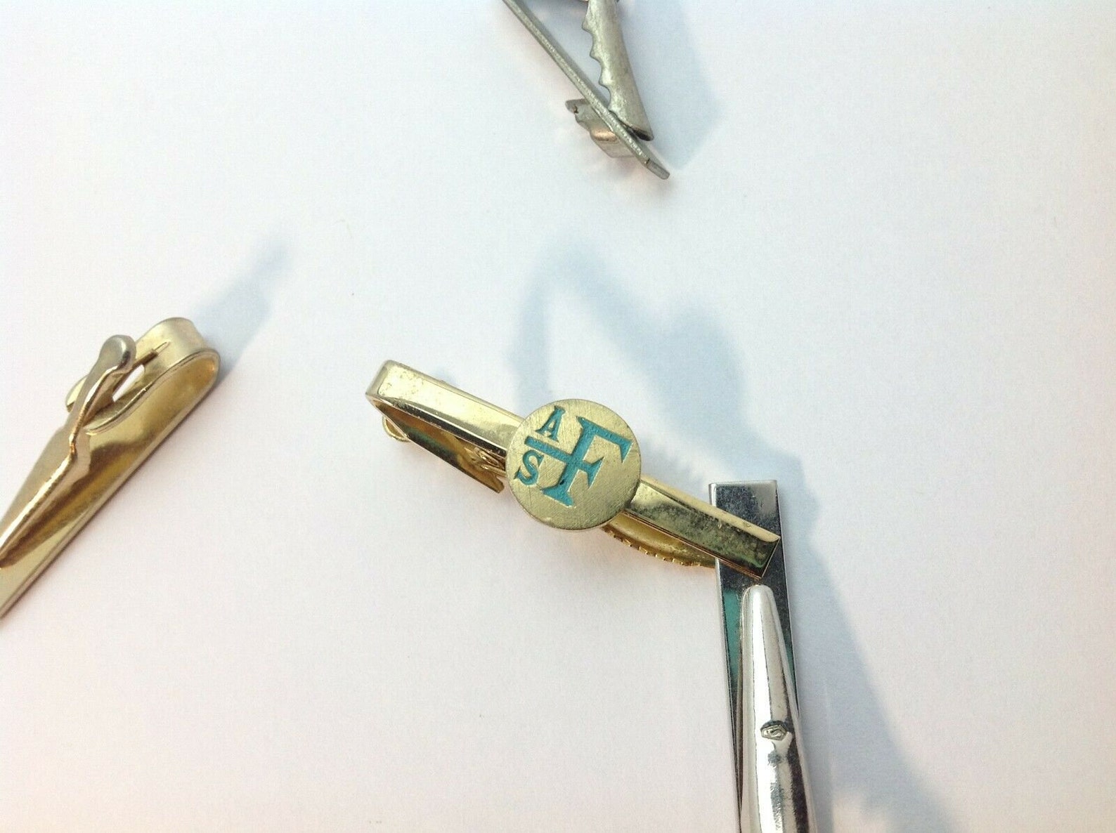 Various Tie Pins Set of 4 Etsy