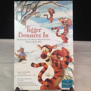 Cartolina Disney WDCC 4" x 6" Tigro e Roo
