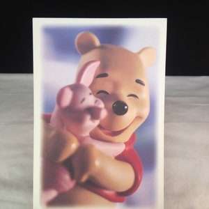 Cartolina Disney WDCC 4" x 6" Winnie the Pooh e Pimpi
