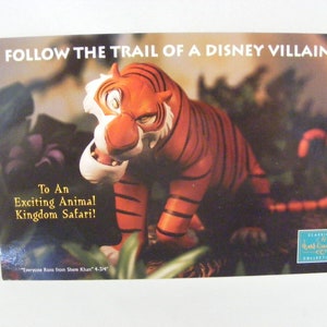Cartolina Disney WDCC 4" x 6" Shere Khan, Il libro della giungla