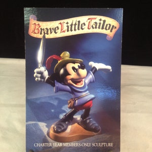 Cartolina Disney WDCC 4" x 6" Topolino - Tailor