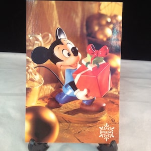 Cartolina Disney WDCC 4" x 6" Topolino delle feste