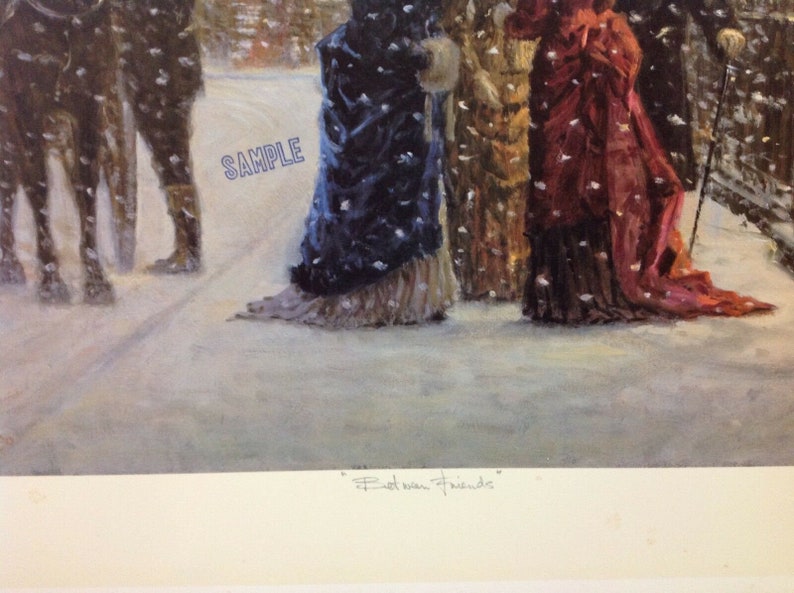 Alan Maley - Between Friends - Stamped Sample 30 X 23