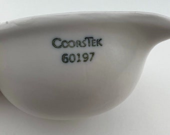 CoorsTek 60197 Porcelain 70 mL Evaporating Dish