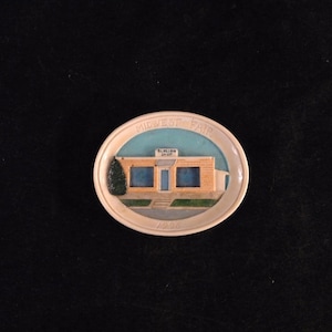Sebastian Miniature Sml-686 1996 Midwest Fair Medallion Artist Proof