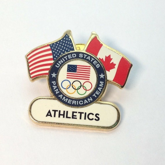 United States Pan American Team Athletics Pin - image 1