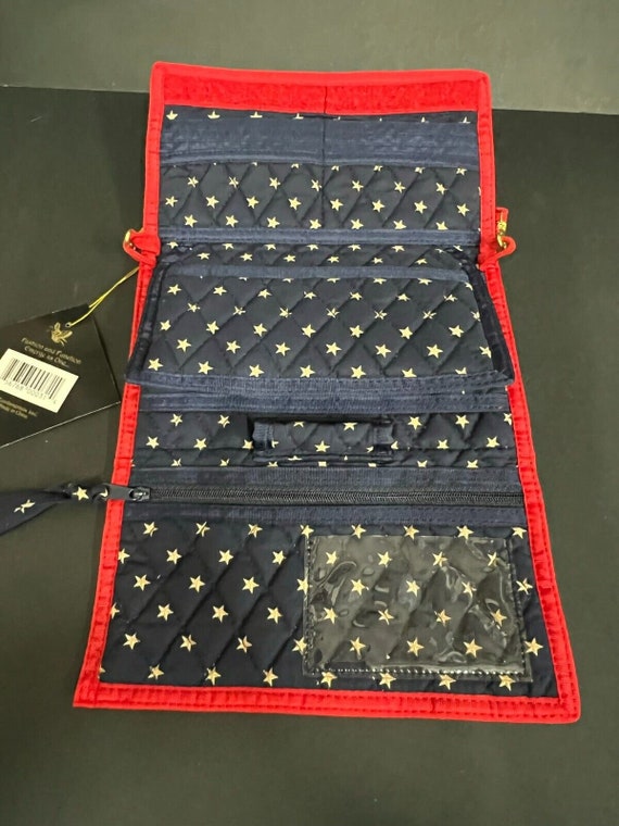 Fundamentals Red White and Blue Stars Quilted Cro… - image 4