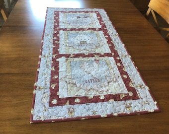 Quilted Table Runner - Life On The Farm #2