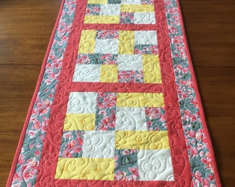 Quilted Table Runner - Cherry Blossoms #1