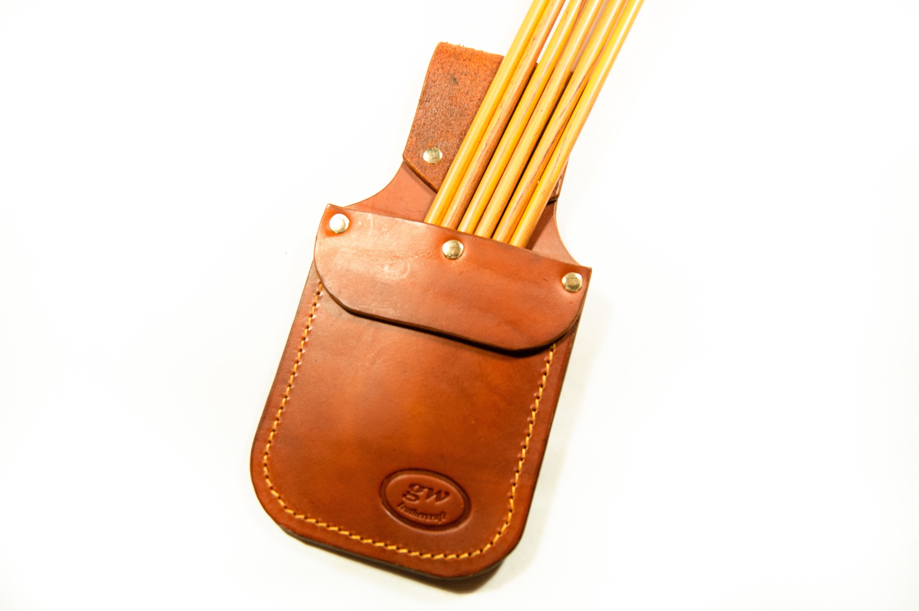 Back Pocket Arrow Quiver Horse Leather Pocket Quiver Martinique