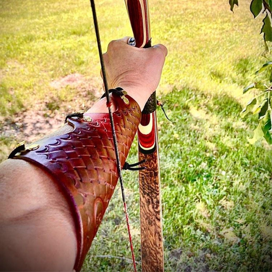 Leather Arm Guard Archery Arm Guard for traditional archery Etsy