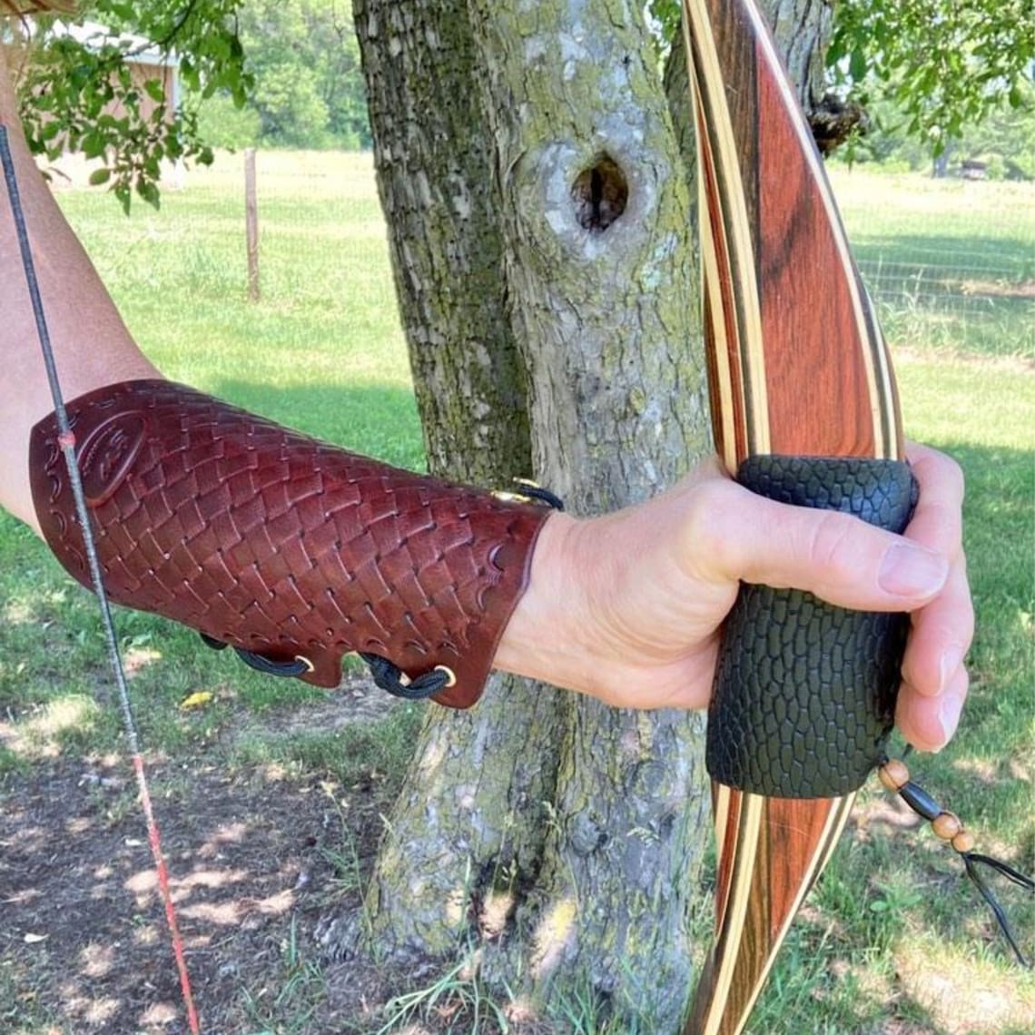 Leather Arm Guard Archery Arm Guard for traditional archery Etsy