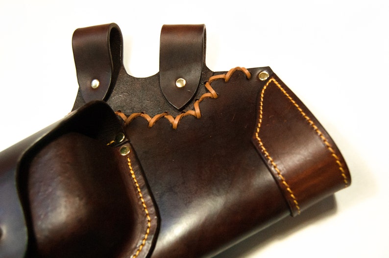 Leather HIP Quiver Archery Quiver LONG Pattern with pocket Etsy