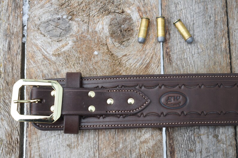 The Rogers Hill Ransacker Leather Gun Belt Western Gun Belt Etsy Canada
